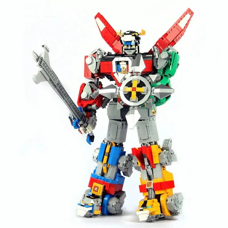 Power Brickz 21311 - Voltron Defender Transformed - vue 2 | Power Blockz