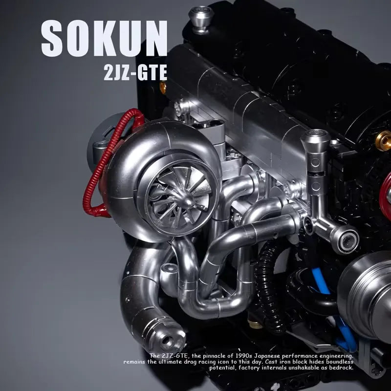 PB8814 - JDM 2JZ-GTE Engine - vue 11 | Power Blockz
