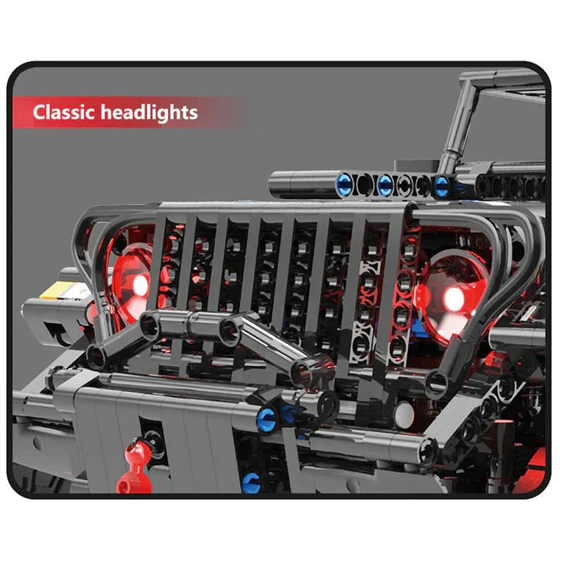 Jaki JK9058 - Static Version - Black Off-Road Trail SUV - vue 4 | Power Blockz