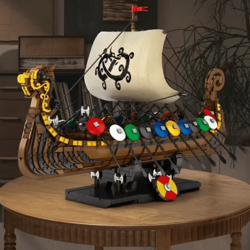 Reobrix 66101 - Legendary Viking Longship - vue 2 | Power Blockz
