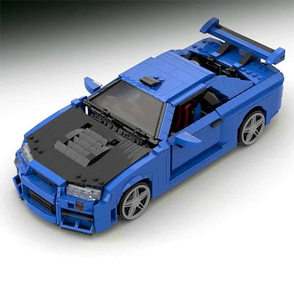 Sembo SY0001 - JDM Twin-Turbo Street Beast R34 - vue 10 | Power Blockz