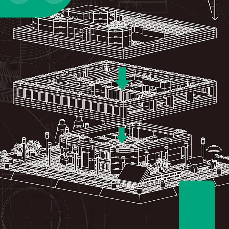 Wange 5237 - Villa Savoye, Paris - vue 2 | Power Blockz