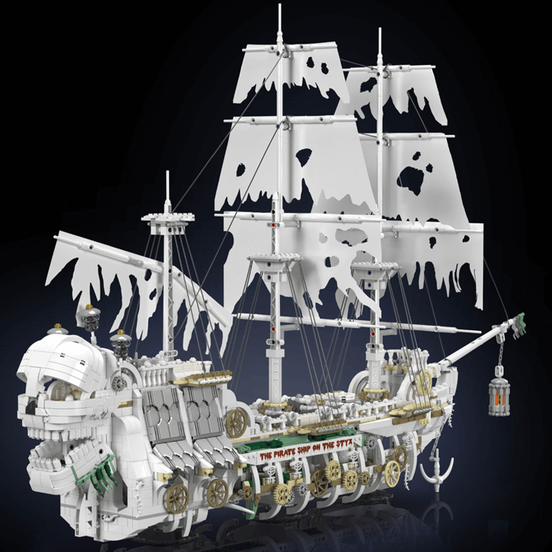 Mould King 13193 - The Haunted Ship - vue 4 | Power Blockz