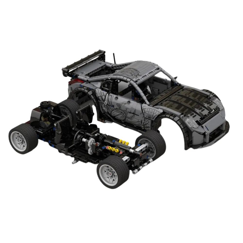 MOC-220078 - Takashi's Drift King 350Z - vue 6 | Power Blockz