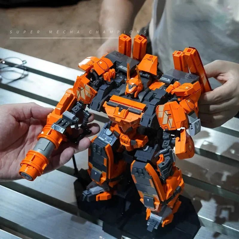 Hot Steel Mecha Robot Warrior Bricks Toy | 1385pcs - Hot Steel Mecha Robot Warrior Bricks Toy - vue 4 | Power Blockz