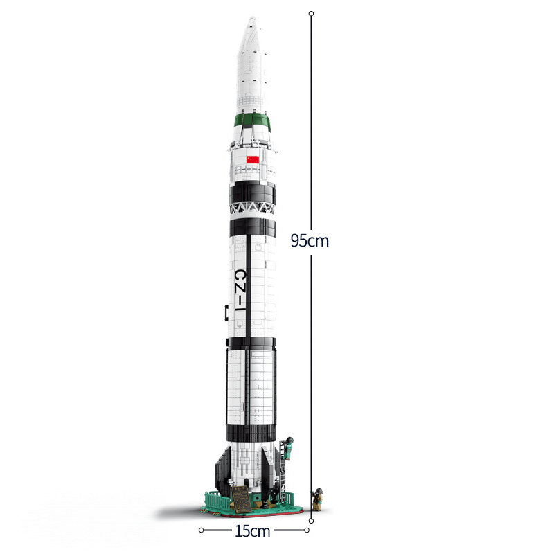 Sembo 203305 - Dong Fang Hong CZ-1 Launch - vue 6 | Power Blockz