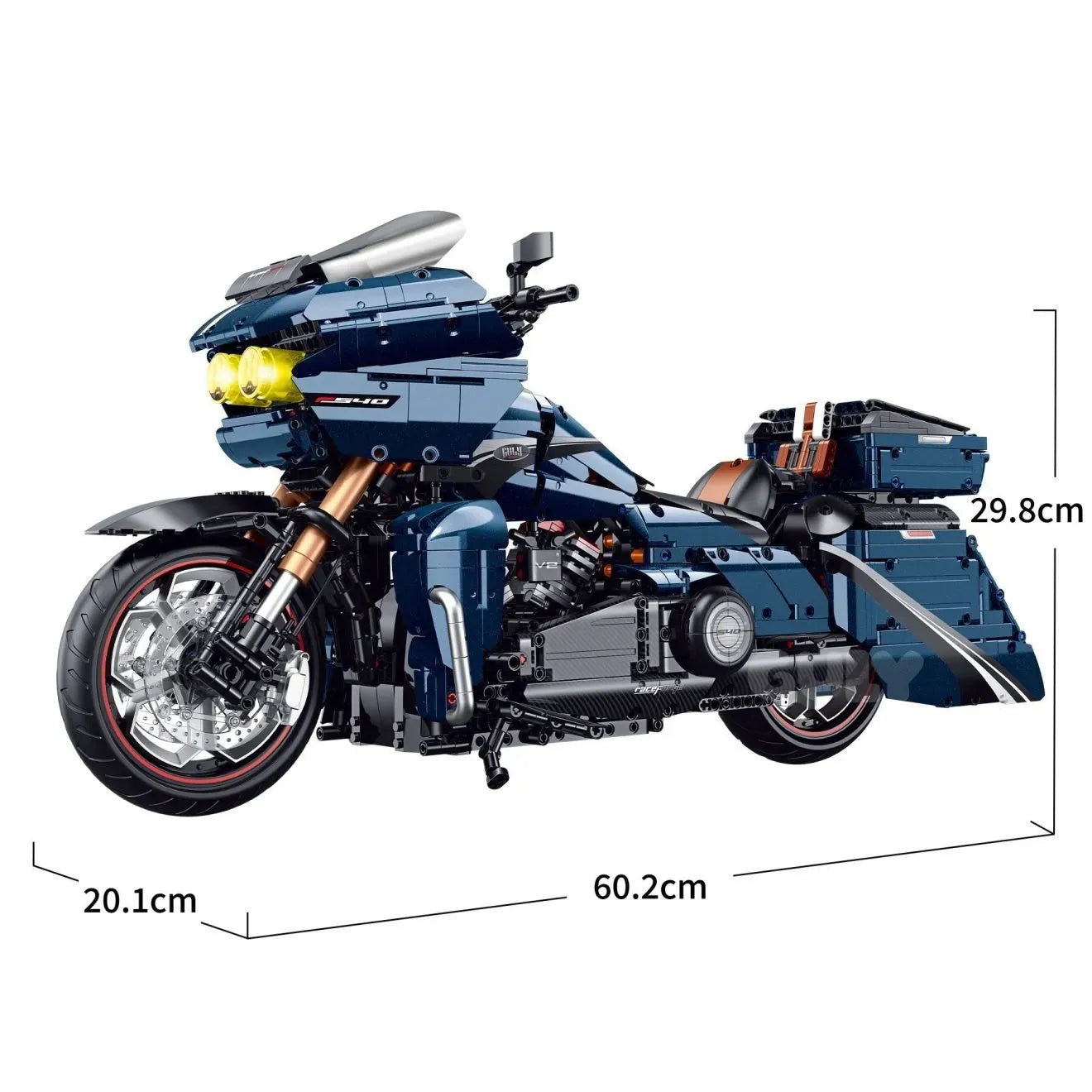 GULY 60540 - Harley Highway Road Glide Dual-Light - vue 7 | Power Blockz