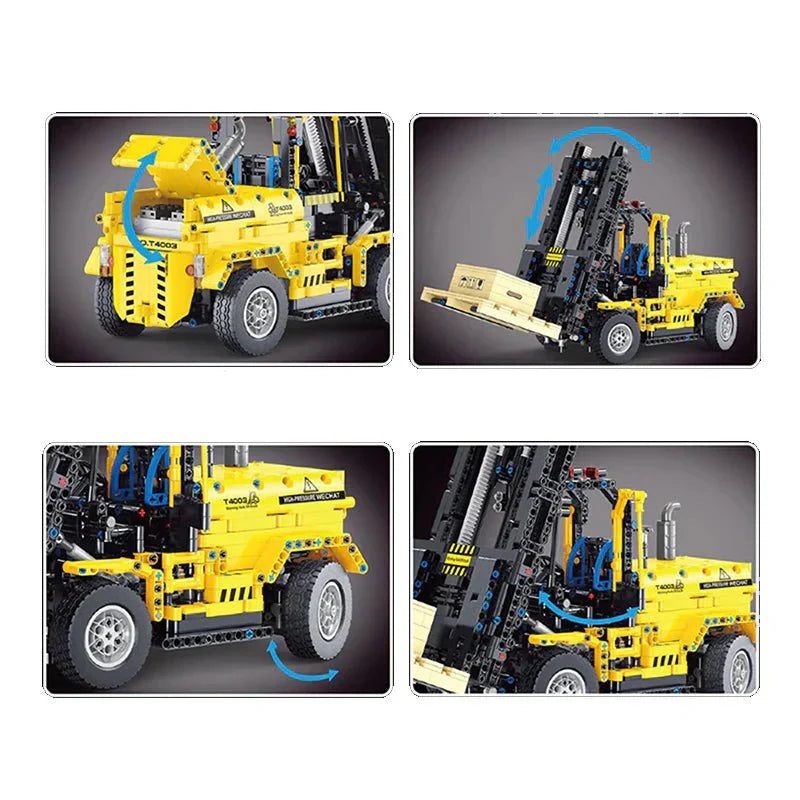 Mould King 13106 - RC Industrial Forklift - vue 6 | Power Blockz