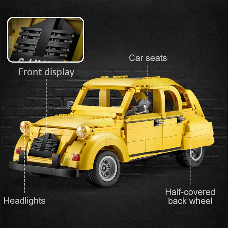 CaDA C61026W - Static - Vintage Citroen 2CV - vue 12 | Power Blockz