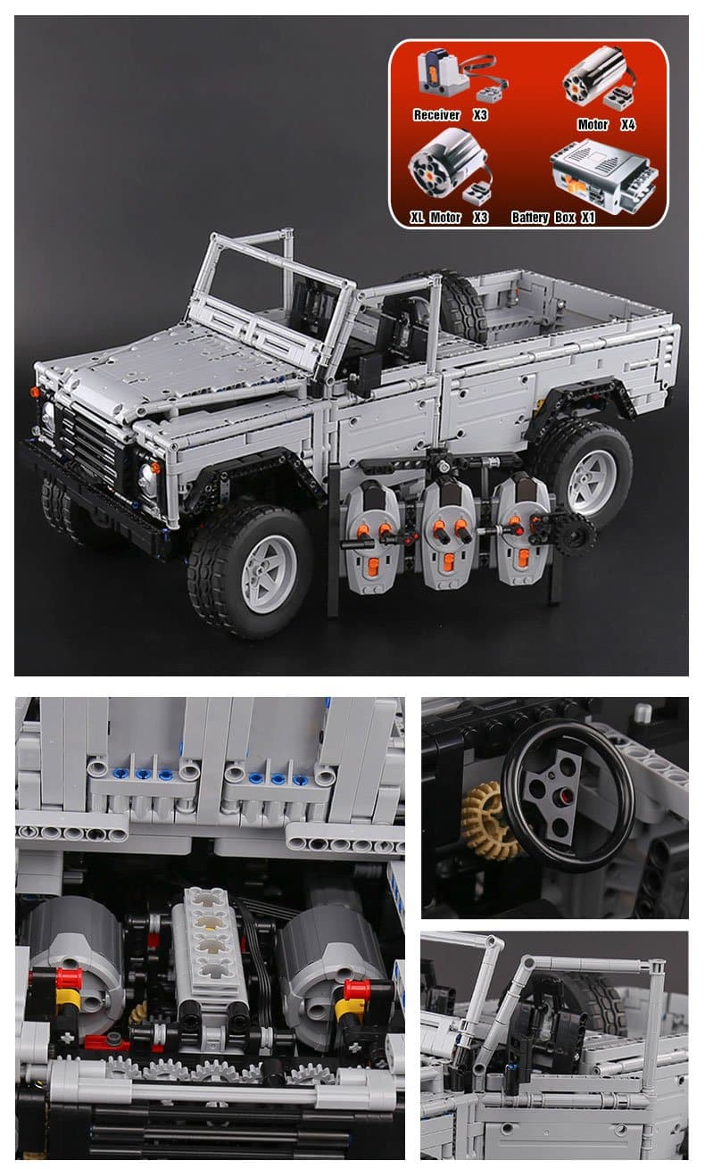 Lepin 23003 - Remote Controlled SUV - vue 8 | Power Blockz