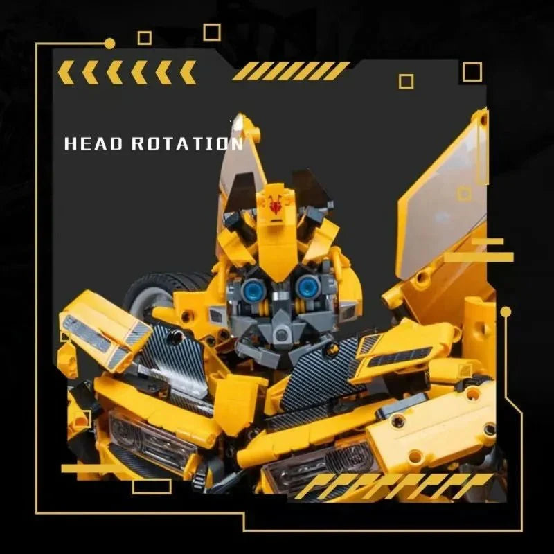 KBOX V5007 - Transformation DJ Rambo Man Mech Robot Bricks Toy - vue 6 | Power Blockz