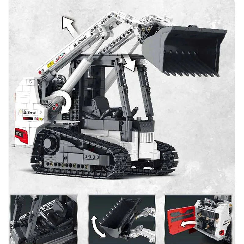 Reobrix 22004 - Compact Skid-Steer Loader - vue 3 | Power Blockz