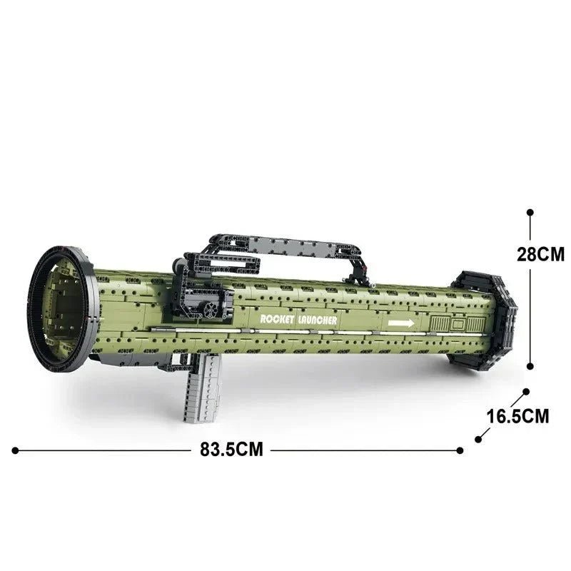 Reobrix 77027 - M136 Antitank Grenade Launcher - vue 7 | Power Blockz