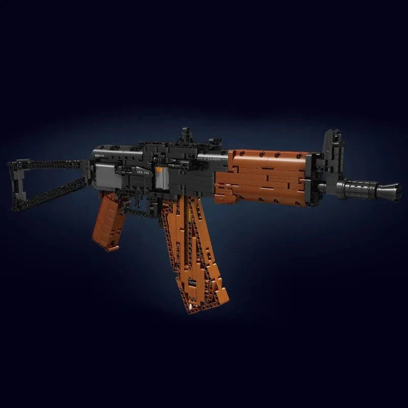 Mould King 14020 - Motorized AK47 - vue 3 | Power Blockz