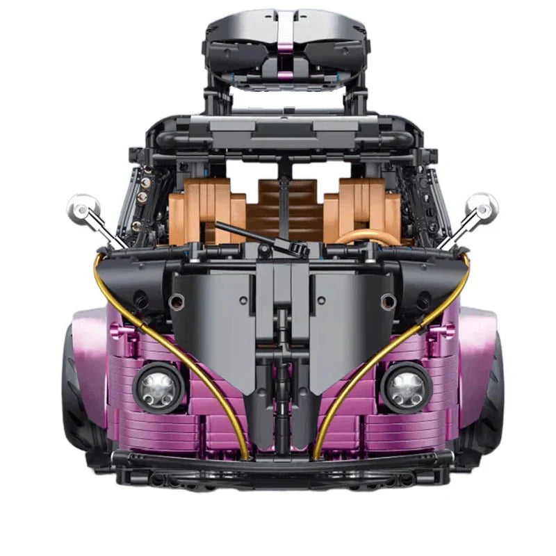 TGL T5022P - Static Version - Purple - Stanced VW Retro Camper Van - vue 4 | Power Blockz