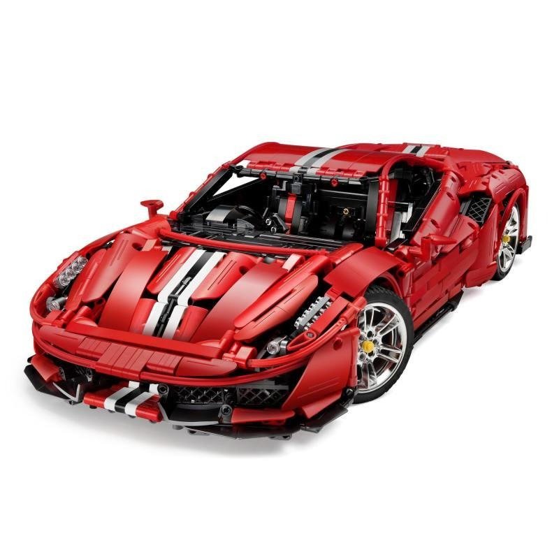 V8 488 Italian Supercar Red - vue 8
