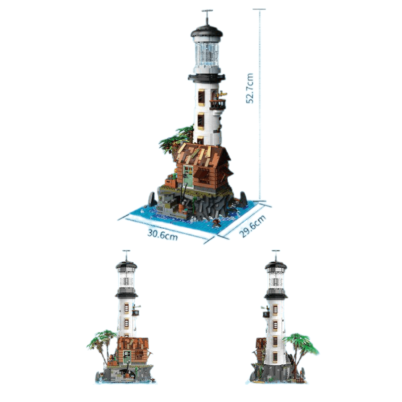 Zeghao 613003 - Fishing Village Lighthouse - vue 5 | Power Blockz