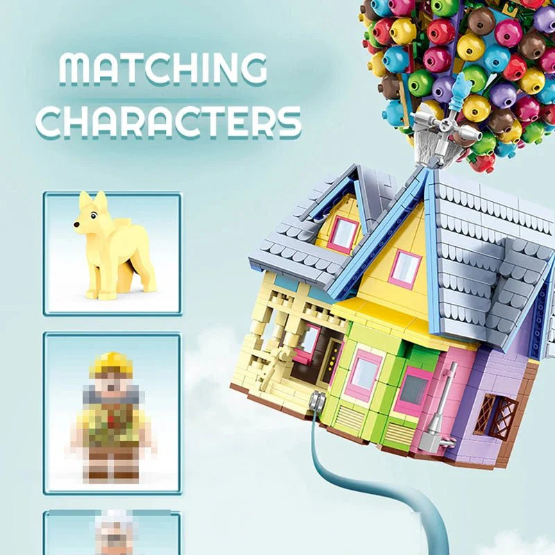 GULY 60503 - Flying Balloons House - vue 3 | Power Blockz