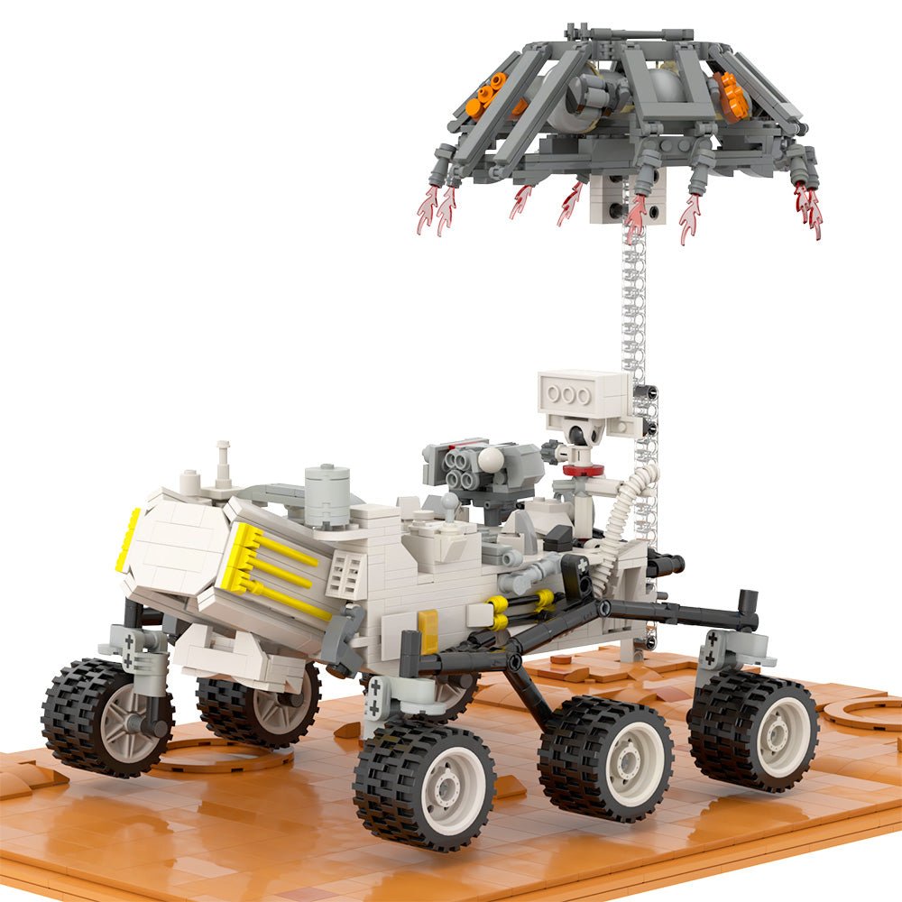 Gobricks MOC C6751Y01 - Mars Rover with Mars Base - vue 5 | Power Blockz