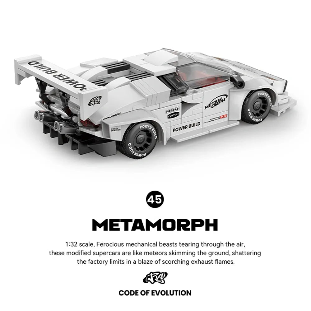 PB8845 - Metamorph Countach - vue 4 | Power Blockz