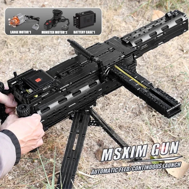 Mould King 14009 - Motorized Maxim Burst - vue 3 | Power Blockz