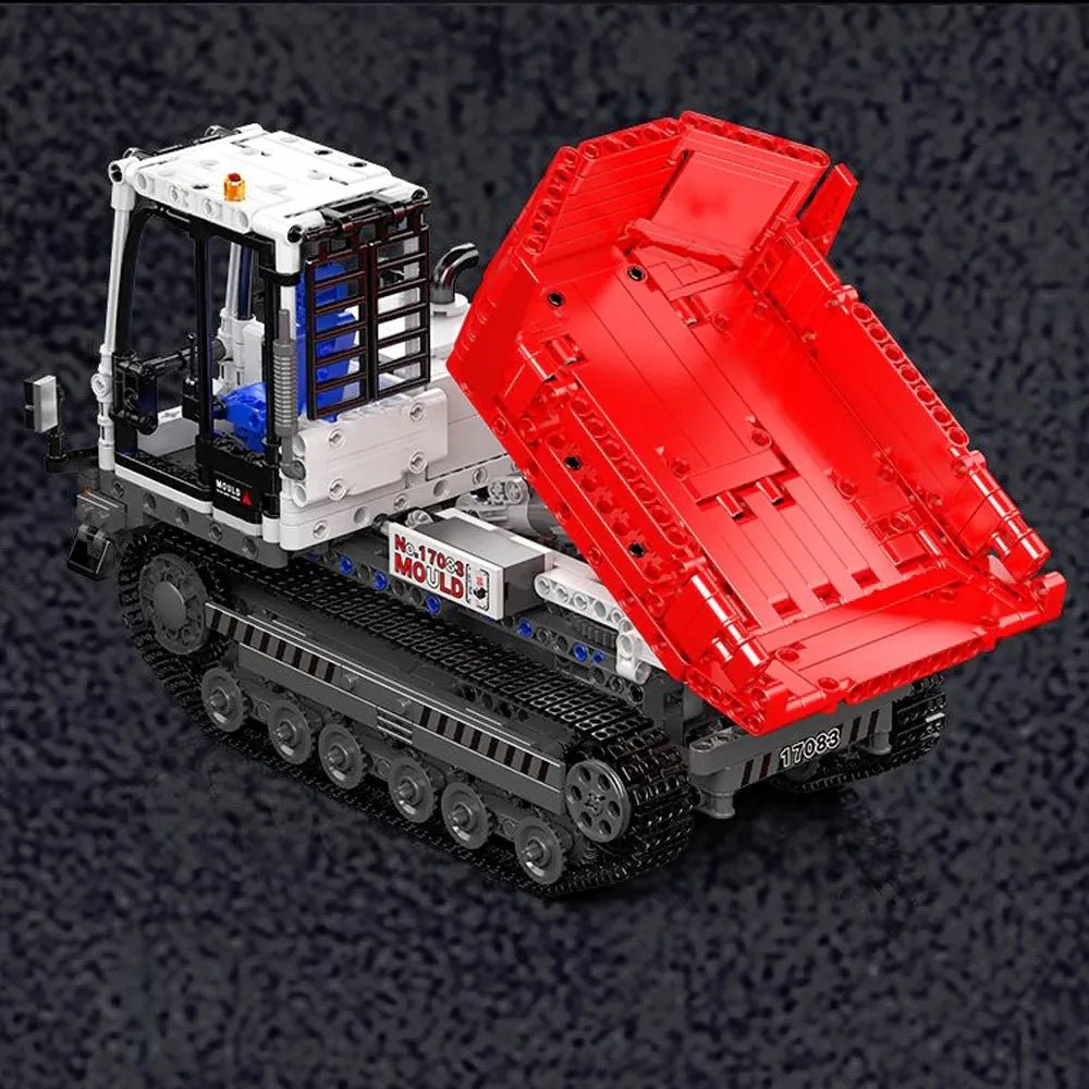 Mould King 17083 - Tracked Dumper Hauler - vue 5 | Power Blockz