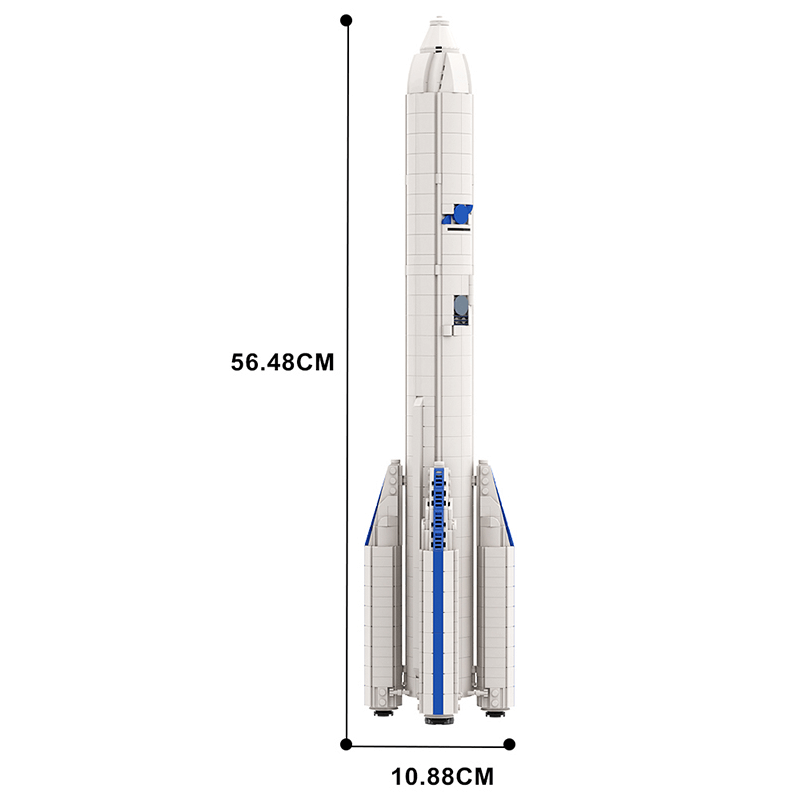 Gobricks MOC-91668 - The Ultimate Ariane 6 - vue 6 | Power Blockz