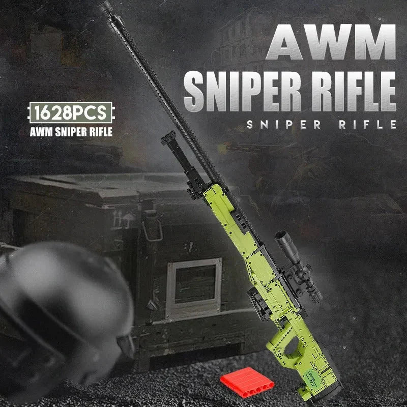 Mould King 14010S - Military AWM - vue 6 | Power Blockz