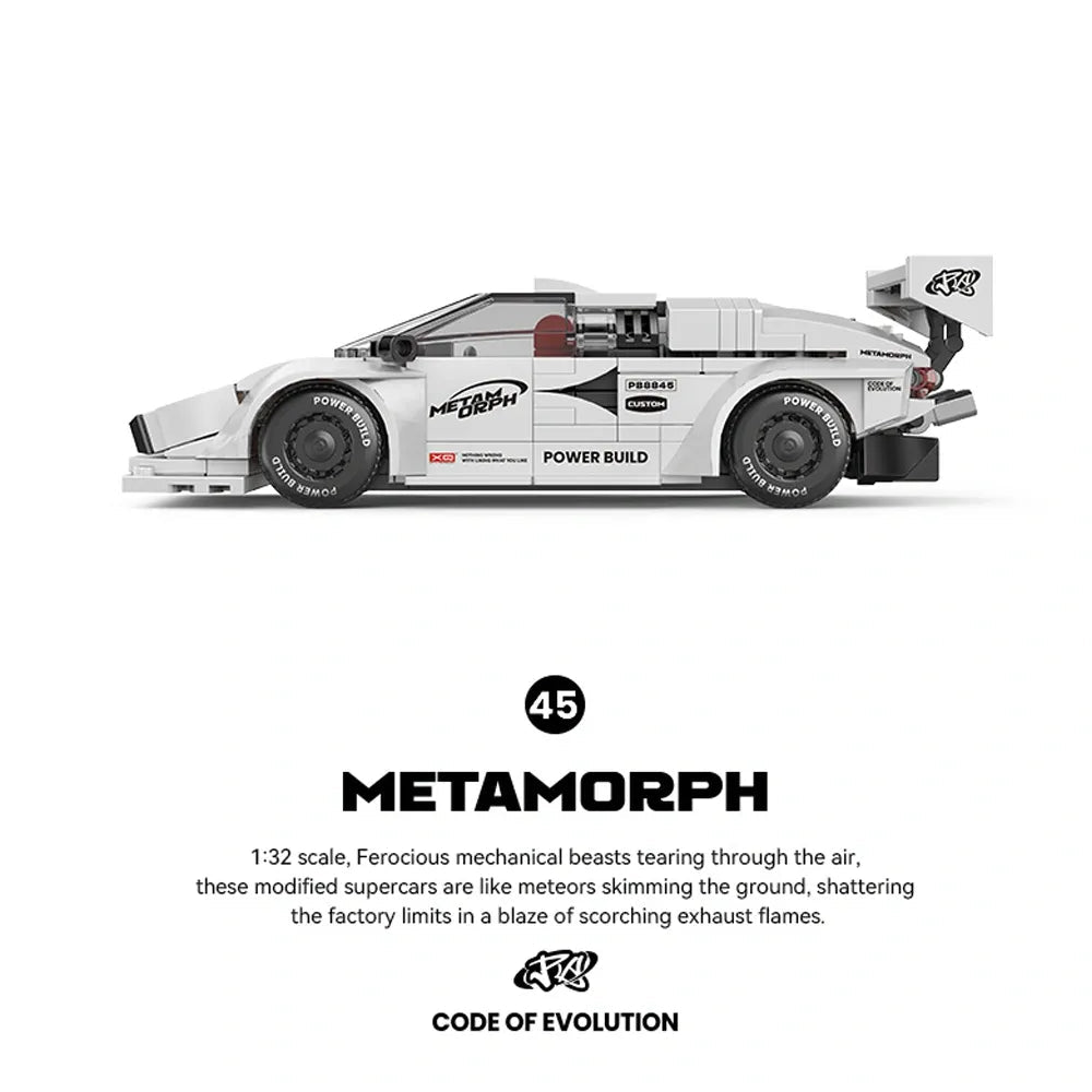 PB8845 - Metamorph Countach - vue 3 | Power Blockz
