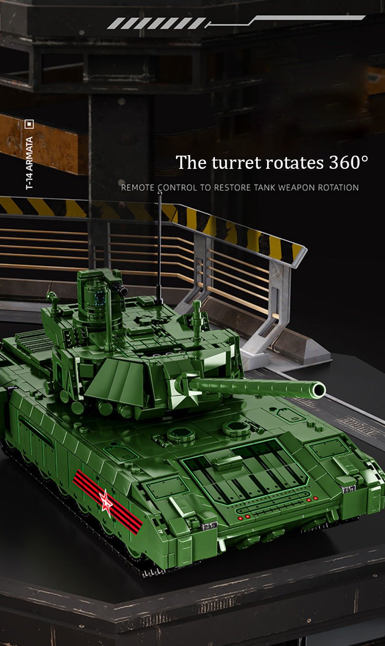 12GO 96003 - T-14 Armata Main Battle Tank - vue 8 | Power Blockz