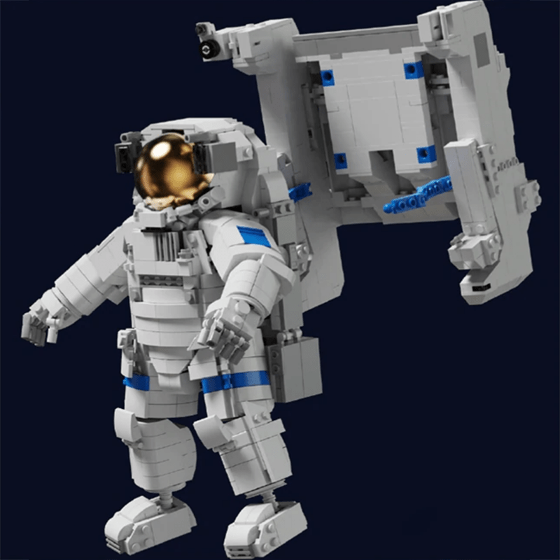 QIZHILE 90022 - Astronaut - vue 2 | Power Blockz