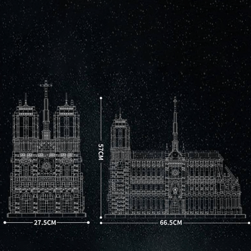 Reobrix 66016 - Notre Dame Cathedral - vue 10 | Power Blockz