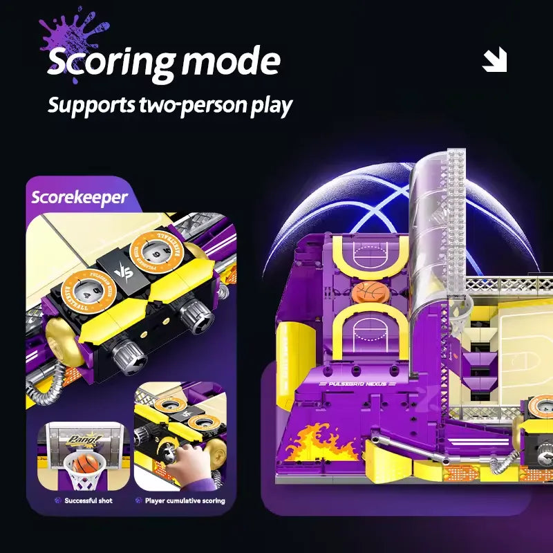 Xinzhuan XZ0009 - Basketball Interactive Court - vue 6 | Power Blockz