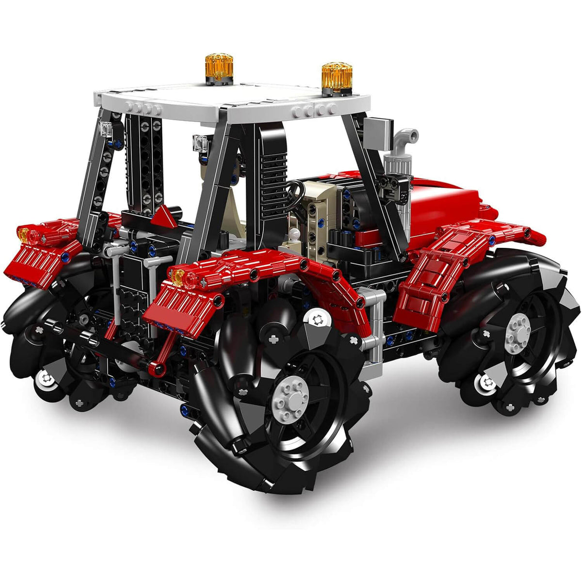 Mould King 18037 - Agricultural Tractor Remote Control - vue 2 | Power Blockz