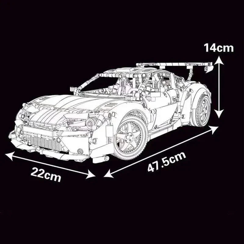 DK YC-23002 - JDM Supra Drift Sport Coupe - vue 7 | Power Blockz