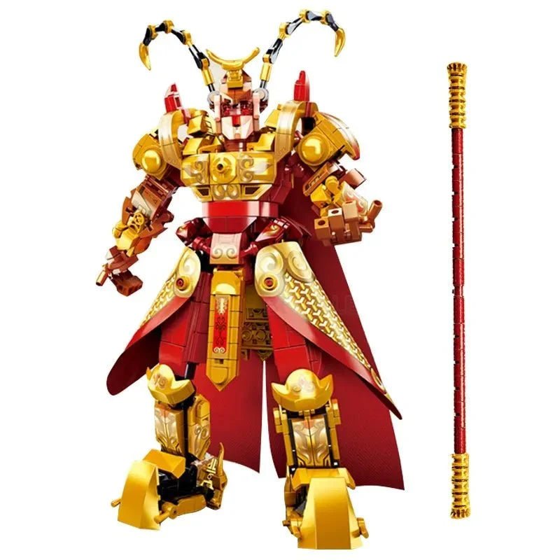 Transformers Monkey King Warrior Mecha | 615pcs - Transformers Monkey King Warrior Mecha - vue 8 | Power Blockz