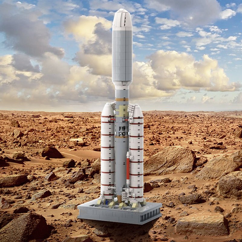 Gobricks MOC-61281 - Titan IIIE Centaur - vue 7 | Power Blockz