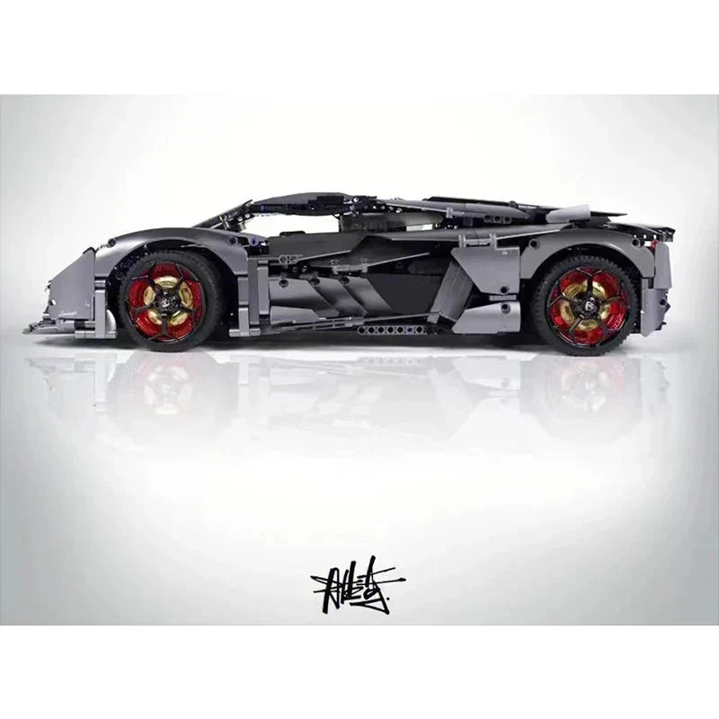 KBOX 10246B - Static Version - Futuristic Electric Hypercar Concept - vue 6 | Power Blockz