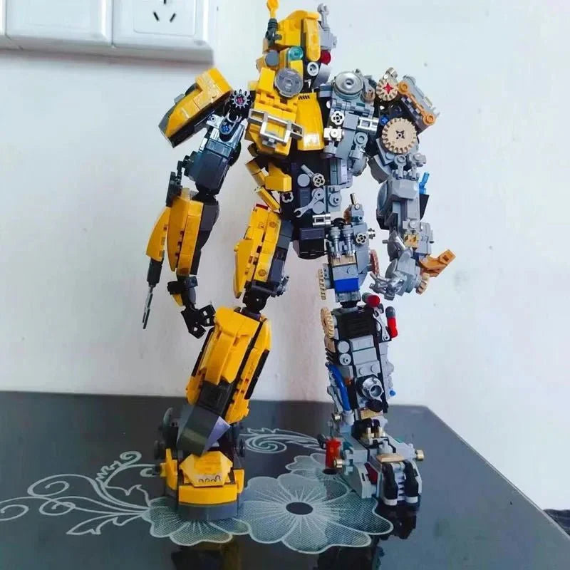LW 7037 - 7037 Super Bumblebee Mecha Robot Bricks Toy - vue 4 | Power Blockz