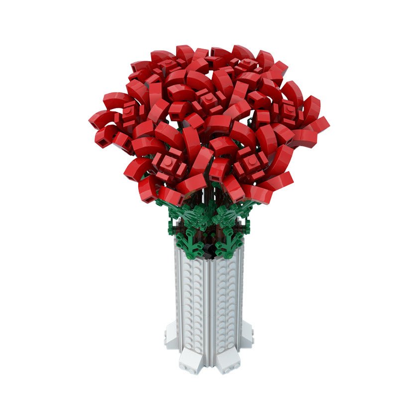 Gobricks MOC-67229 - Flower Bouquet with Vase - vue 2 | Power Blockz