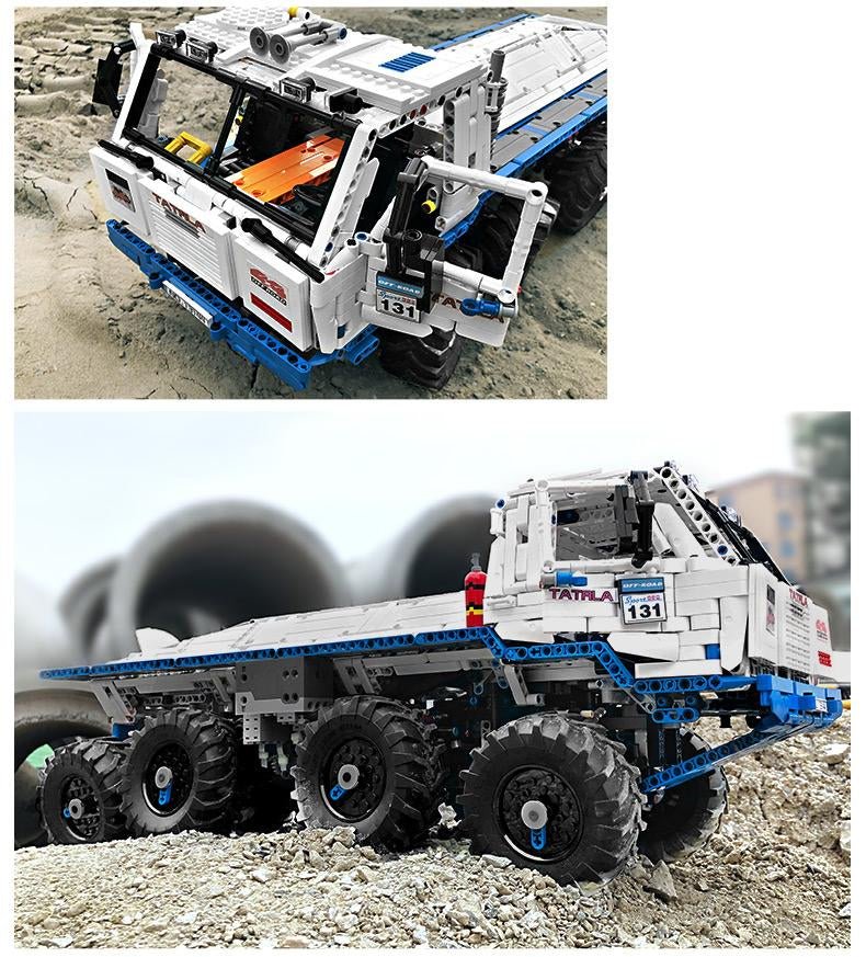 Mould King 13144 - RC Heavy 8x8 Utility Truck - vue 2 | Power Blockz