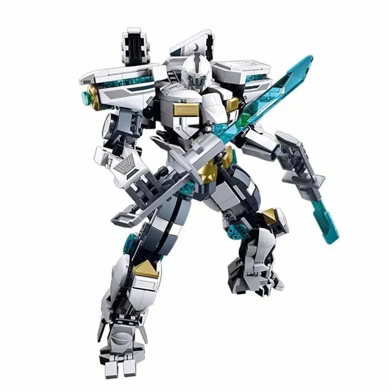 Super Transforming Mecha Robot Warrior Bricks Toy | 561pcs - Super Transforming Mecha Robot Warrior Bricks Toy - vue 4 | Power Blockz