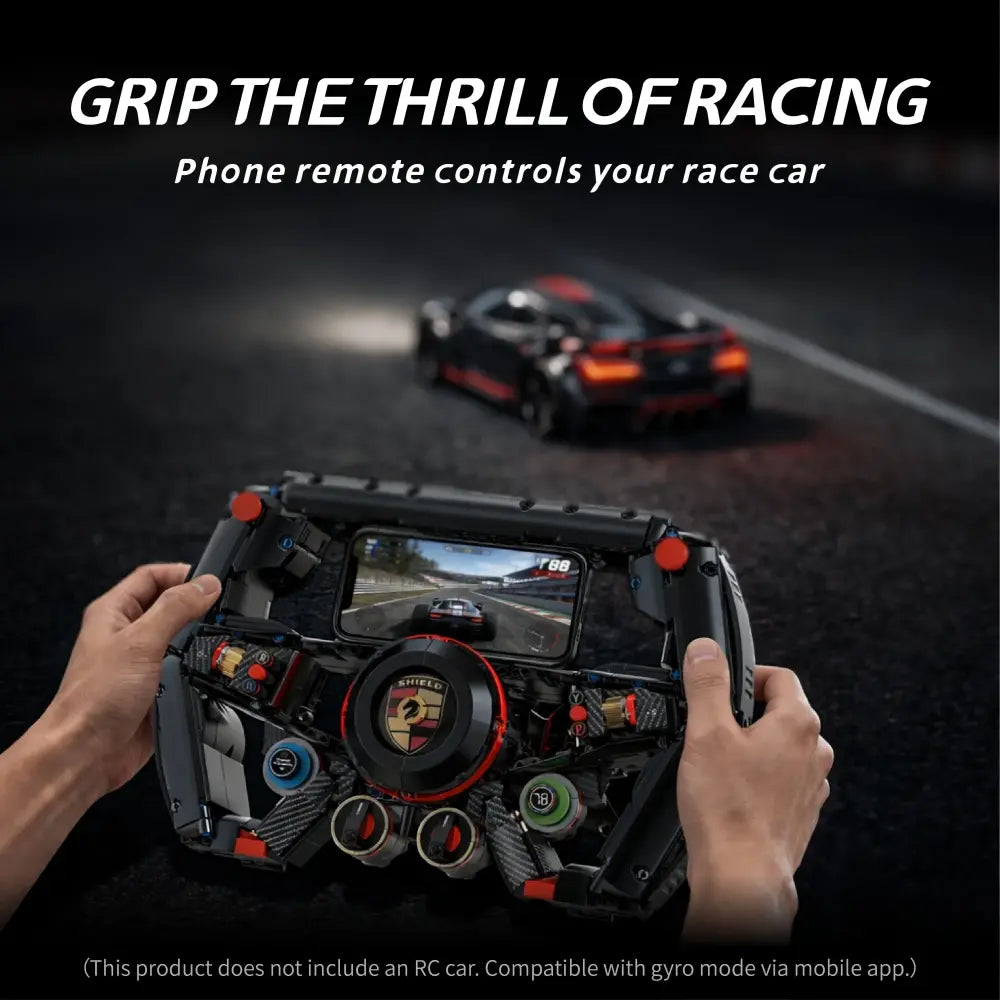 HUIYOYOYI H2002 - 1:1 Vision GT Steering Wheel - vue 3 | Power Blockz