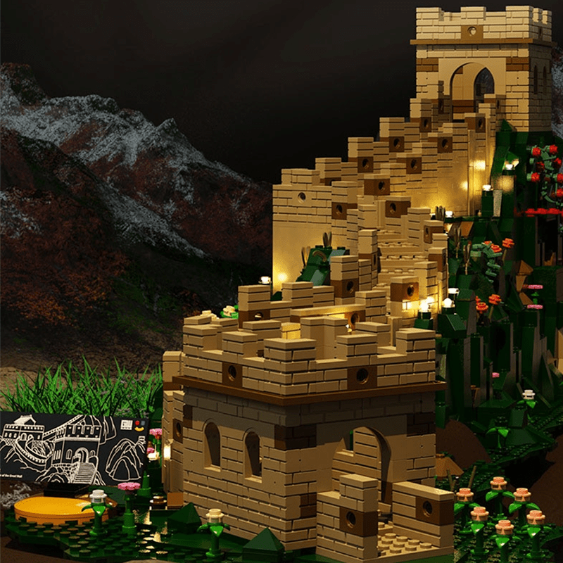 Sembo 201025 - Collectors Edition Great Wall of China - vue 5 | Power Blockz
