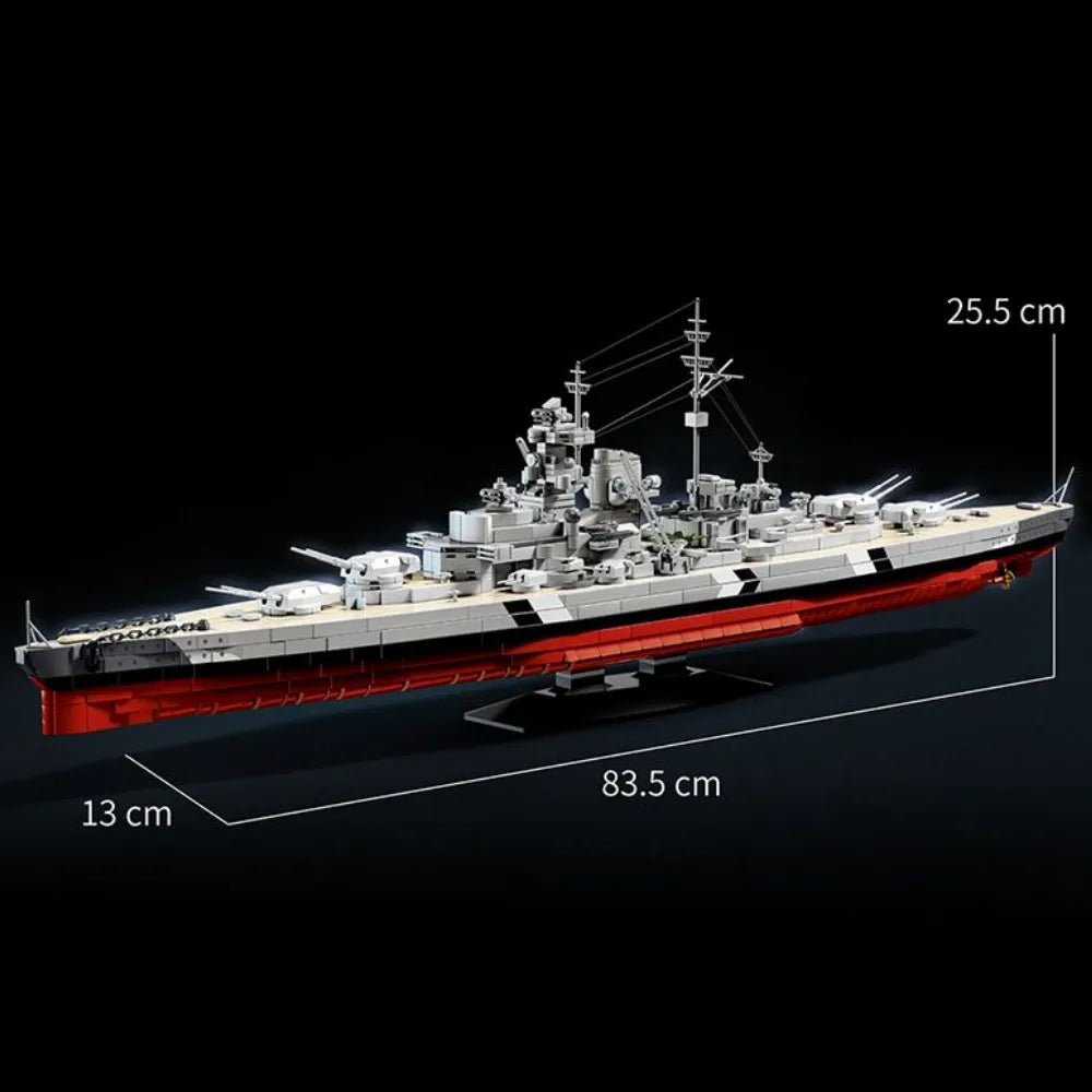 12GO 98005 - WWII Battleship 1940 - vue 7 | Power Blockz