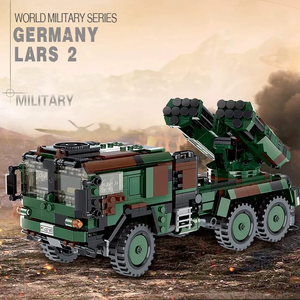 XB-06048 - LARS 2 Military - vue 3 | Power Blockz