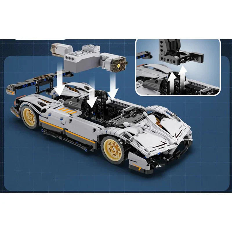 CaDA C61029 - Static Version - Carbon Hyper Roadster - vue 5 | Power Blockz