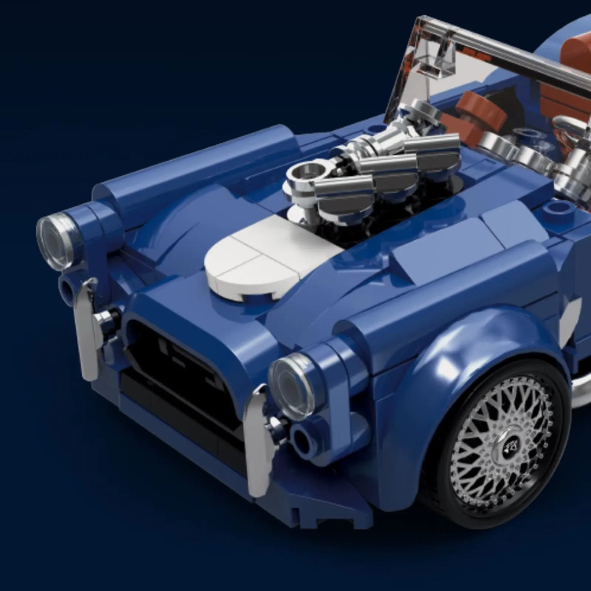 Power Build PB8818 - Shelby Cobra 427 - vue 9 | Power Blockz