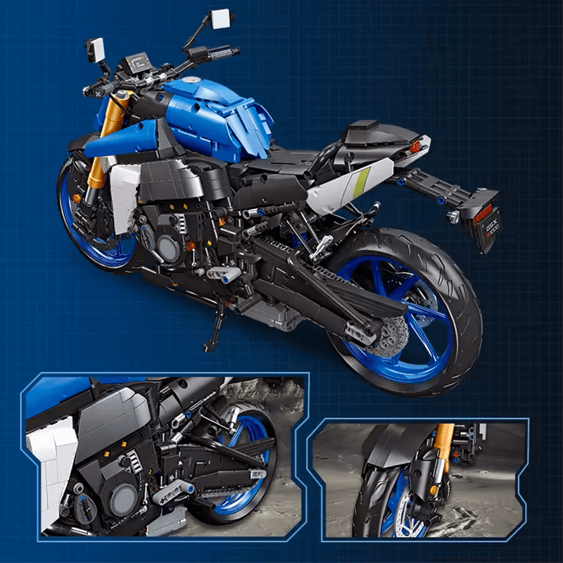 Jiestar58014 - Japanese Sport Motorcycle - vue 5 | Power Blockz