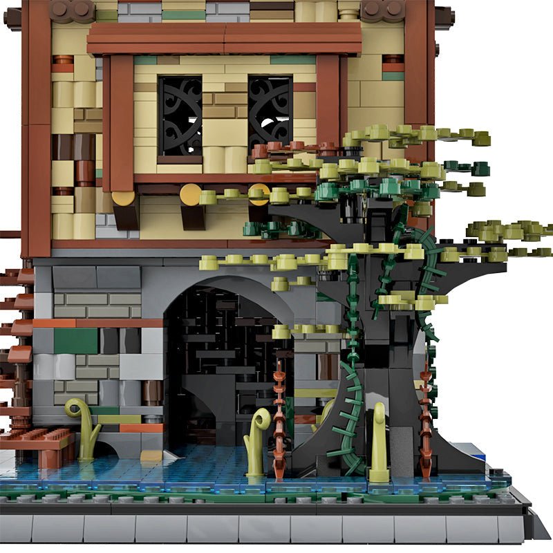 Gobricks MOC-29779 - Swamp Hideout - vue 7 | Power Blockz
